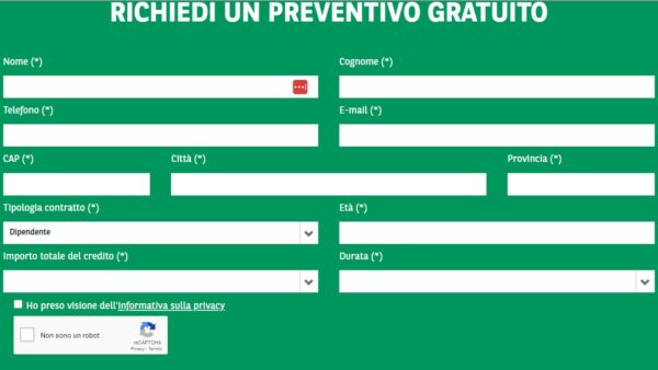 bnl form richiesta preventivo cessione del quinto