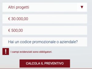 preventivo prestito 30 mila euro simulazione online sito bcc