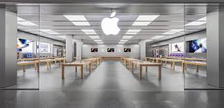 vetrina negozio apple