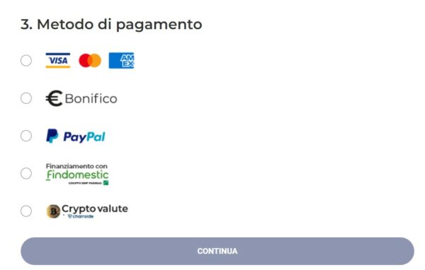 metodi di pagamento mondo convenienza