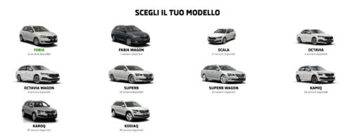 modelli skoda