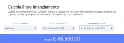 esempiocalcolo costi leasing giulia guadrifoglio alfa romeo
