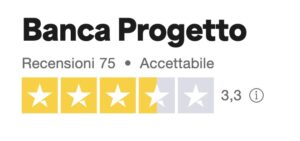 trustpilot banca progetto