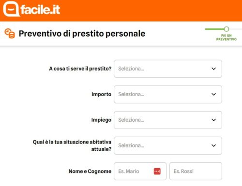 modulo preventivo Facile.it