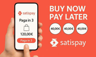 paga in tre rate satispay